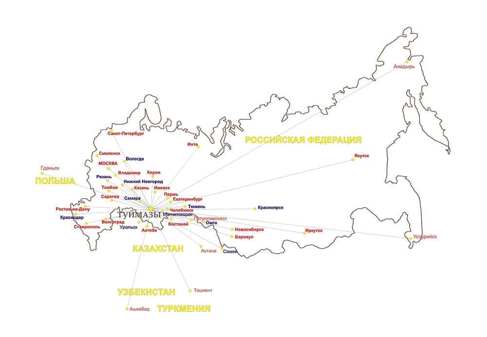 География поставок